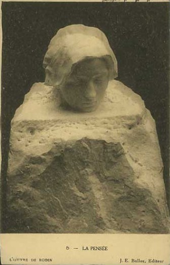 Cpa-es-bulloz-rodin5lapensee